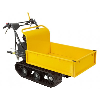 Dumper with gasoline engine gears adjusts the speed garden dumper trailer tracked dumper box Farm Trailer